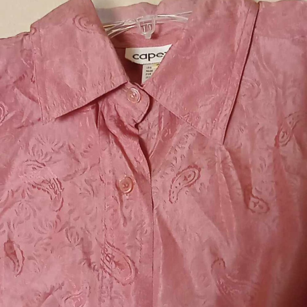 CAPEZIO WOMENS TOP BLOUSE SIZE M